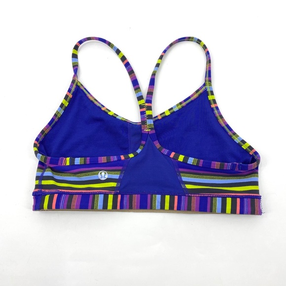 💕SALE💕 Lululemon Striped Purple Power Y Tank Top - Picture 2 of 7